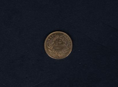 null Une monnaie de 10 Francs or Napoléon III 1857 A. 