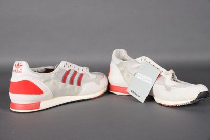 null ADIDAS pair of sneakers model MARATHON COMPETIT. 85 size 46 grey/red