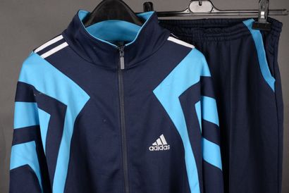 null ADIDAS, SARON jacket (T FR 198) and navy/sky blue jogging pants (T FR 180)....