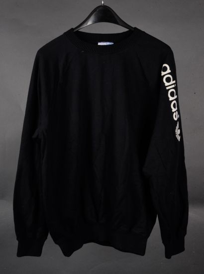 ADIDAS model RODWAY, black round-neck sweatshirt,...