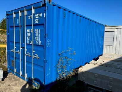 Container 6 x 2,5 m, étanche. État neuf