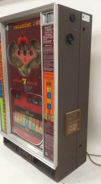 null ROTAMINT" electronic slot machine, non-functional, for restoration or decorative...