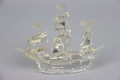 null SWAROVSKY. Crystal subject representing the boat Santa Maria.