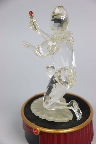 null SWAROVSKY. Crystal subject representing Harlequin. In its original box and with...