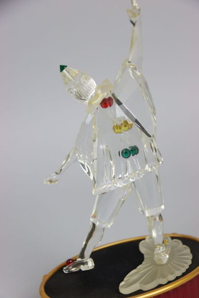 null SWAROVSKY. Subject in crystal representing Pierrot. In its original box and...