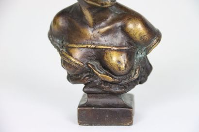 null Bronze subject, modern edition, representing the Captive Negress (Slavery) after...
