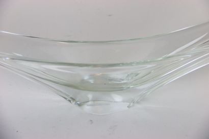 null Crystal: important fruit cup in Daum crystal L : 58.5 cm