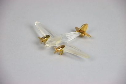 null SWAROVSKY. Crystal subject representing a plane. Collection CRYSTAL MEMORIES...