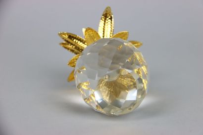 null SWAROVSKY. Crystal subject representing a pineapple. Height: 11 cm.