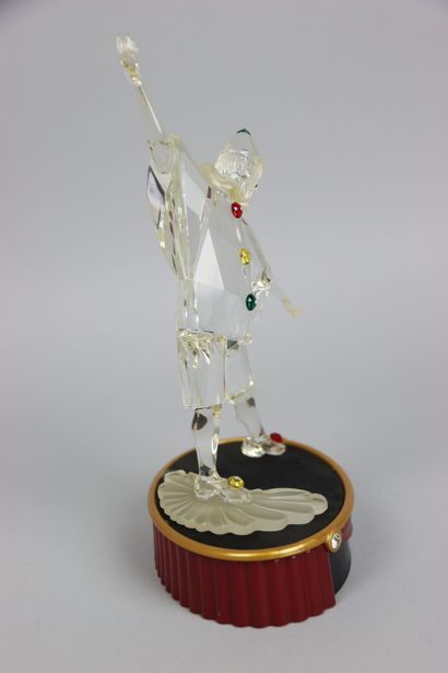 null SWAROVSKY. Subject in crystal representing Pierrot. In its original box and...