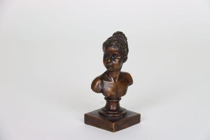 null Subject in bronze, modern edition, representing Louis Brongniart after the work...