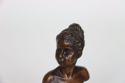 null Subject in bronze, modern edition, representing Louis Brongniart after the work...