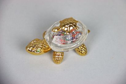 null SWAROVSKY. Crystal subject representing turtles. Collection CRYSTAL MEMORIES...