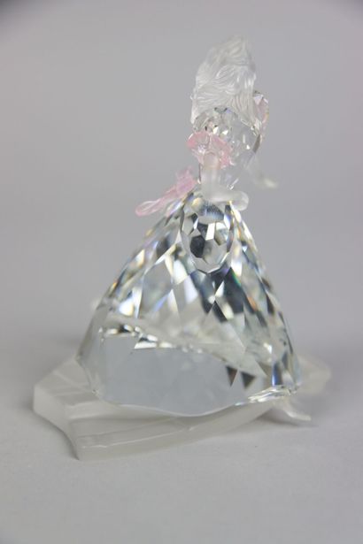 null SWAROVSKY. Crystal subject representing Cinderella and her shoe. In its original...