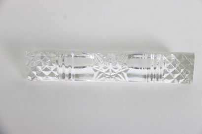 null Set of 23 crystal knife holders, including 11 cut crystal knife holders, and...