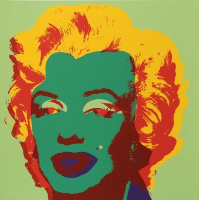 Andy WARHOL (d'après) (né en 1928 et mort en 1987) "Marilyn
Silkscreen in color on...