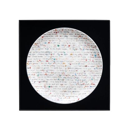 Damien HIRST (d'après) (né en 1965) "The currency plate", 2022 
Created in fine porcelain...