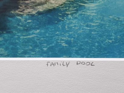 Slim Aarons (1916-2006) "Family Pool
"Christmas Swim
Edition of the year 2010
Titled...