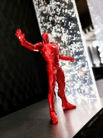 MARVEL X Richard ORLINSKI (né en 1966) "Iron man" Red, 2022
Painted resin
Signed...
