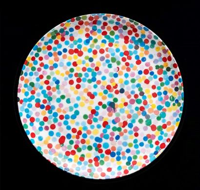 Damien HIRST (d'après) (né en 1965) "The currency plate", 2022 
Created in fine porcelain...