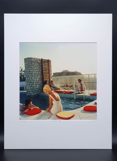 Slim AARONS (1916-2006) "Penthouse Pool
Edition of the year 2010 - sold out
Titled...