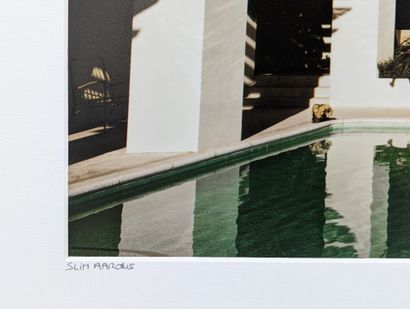 Slim AARONS (1916-2006) "Poolside in Arizona
Edition of the year 2010 - sold out
Titled...