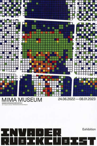 INVADER (né en 1969) Rubikcubist 2022 / 2023 poster

Original lithographic offset...