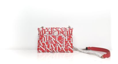 LANVIN SUGAR PM bag
Red and white lamb leather
Gold-plated metal
Box, dustbag, labels...