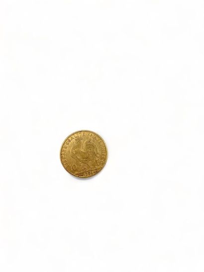 null 10 gold francs, 1905
Weight : 3, 22 g.