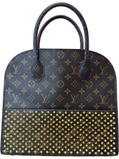 Louis VUITTON X LOUBOUTIN ICONCRUST Handbag, Limited Edition 
Monogram canvas, red...