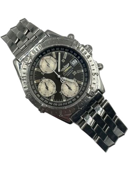BREITLING "Chronomat
Ref : A20348
Steel wristwatch with automatic movement, graduated...