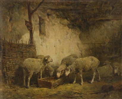 null Félix Saturnin BRISSOT DE WARVILLE (Veron 1818 - Versailles 1892)

Moutons à...