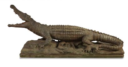 null Val d'Osne foundry, second half of the 19th century 

Crocodile

Cast iron

Carries...