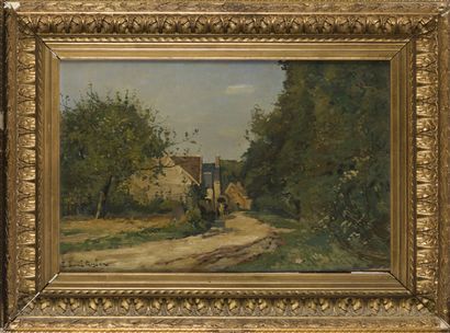 null Léon DUVAL-GOZLAN (1853-1941)

Calèche sur le chemin

Huile sur toile

Signée...