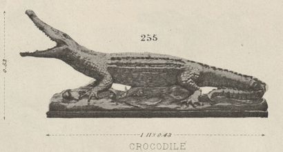 null Val d'Osne foundry, second half of the 19th century 

Crocodile

Cast iron

Carries...