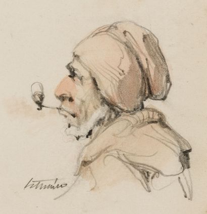 null Pierre LETUAIRE (1789-1884)

Ensemble de cinq dessins montés sur feuille

Études...