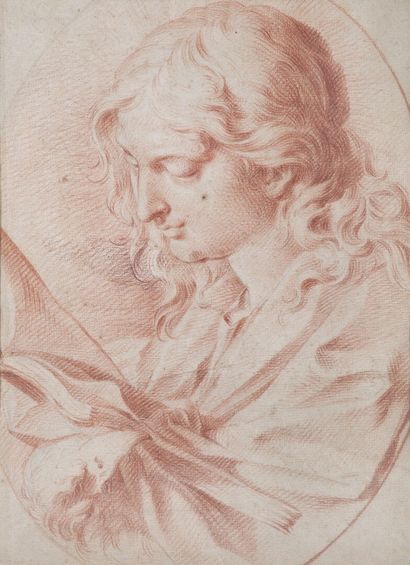 null Roman school of the XVIIIth century
Saint John the Evangelist 
Sanguine
Drawing...