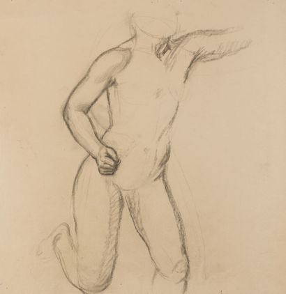 Maurice Denis Étude pour Galatée Maurice DENIS (1870-1943)
Study of a running nude... Gazette Drouot