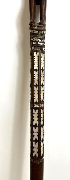null PAPUA/NEW GUINEA
Maprik polychrome dance sceptre in carved and patinated wood
H....