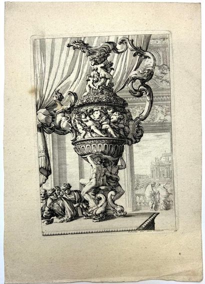 null Set of twenty-four (24) prints, including:
- Jean LEPEAUTRE (1618-1682), The...