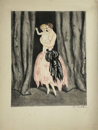 null A set of seventeen (17) prints, including : 

- Charles NAILLOD (1876-1941)...