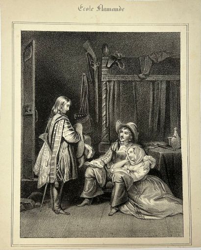 null A set of twenty-six (26) prints (lithographs, illustration pages), including...
