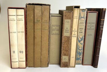 null Set of eight works of classic French literature, including: 

- Paul GERALDY,...