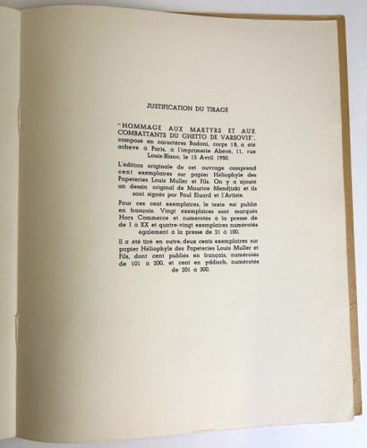 null Set of three books on the theme of concentration camp drawings, Buchenwald and...