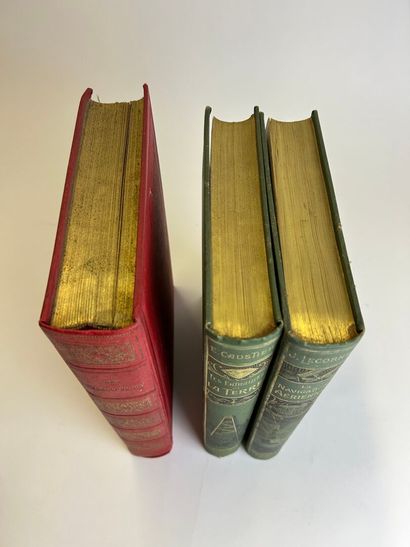 null Set of three books, including: 

- LES CHEMINS DE FER by H. GOSSIN Collection...