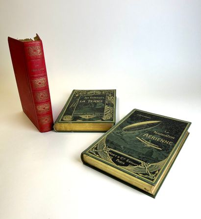 null Set of three books, including: 

- LES CHEMINS DE FER by H. GOSSIN Collection...