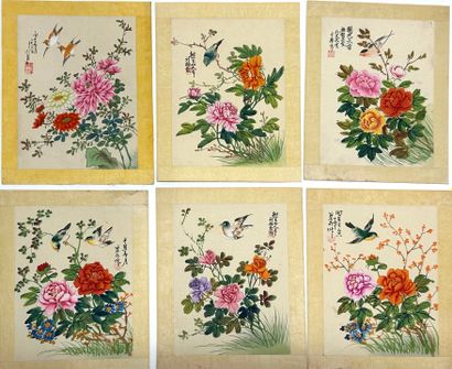 null A set of seventy-two prints from the Far East (China and Japan), including :
-...