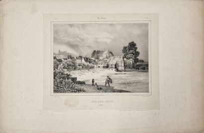 null A set of nineteen (19) prints, depicting rural landscapes, scenes of daily life......
