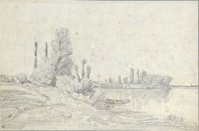 null Auguste ANASTASI (1820-1889)

Two lead pencils on paper, monogrammed in red...