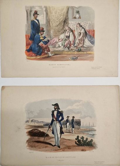 null A set of thirty-seven (37) prints, including :

- Georges Adelmard BOUET (1817-1890)...